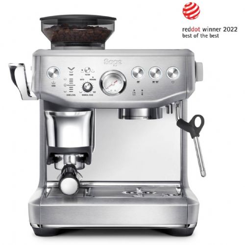 Aparat za espresso Sage Barista Express Impress, 10 bar, 2 l za vodo, 250 g za kavna zrna (nerjaveče jeklo)