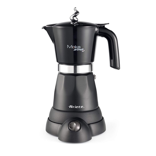 Kavni aparat Ariete 1368/01 Mokina Grande, 480 W, za 6 skodelic, črna