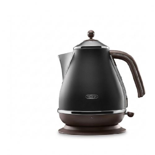 Grelnik vode DeLonghi KBOV 2001.BK 1,7 l, nerjaveče jeklo, 2000 W, indikator nivoja vode, 360° vrtljiva osnova