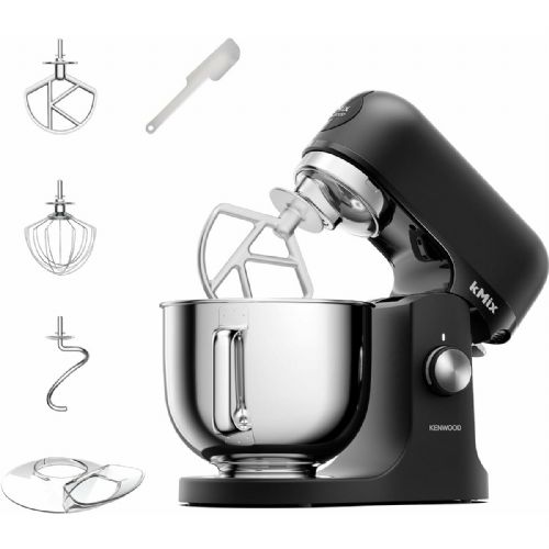Kuhinjski robot Kenwood KMX751ABK 1000 W, 5 l, kovinsko ohišje, 3 nastavki, črna