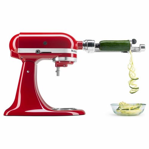 Rezalnik Kitchenaid 5KSM1APC spiralni, kovinska konstrukcija, za stoječi mešalnik, 4 nastavljiva rezila, enostavno čiščenje