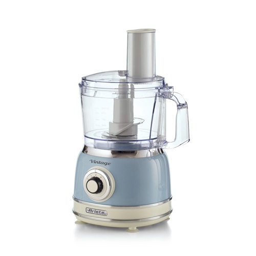 Kuhinjski robot Ariete Vintage modri 1000 W, 1,2 l, brez BPA, večnamenski, pulzna funkcija