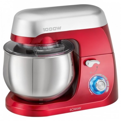 Kuhinjski robot Bomann KM6009 Red, 5 L posoda, rdeča, 1000 W