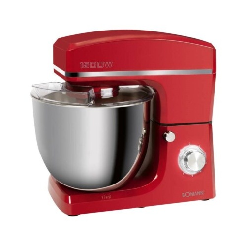 Kuhinjski robot Bomann KM6036 Red, 10 L posoda, 8 hitrosti, 1500 W, rdeča