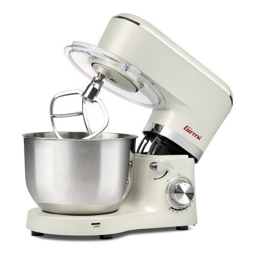 Kuhinjski robot Girmi IM4701 1300W, 6L inox posoda, 10 hitrosti, dodatki za gnetenje in mešanje