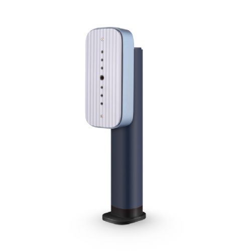 Ročni parni likalnik Lauben 1200GB, 1200 W, 12 g/min para, 18 s segrevanje, 90 ml rezervoar, vrtljiva glava, potovalna torbica, črne barve