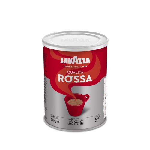 Mleta kava Lavazza Qualita Rossa, pločevinka 250g
