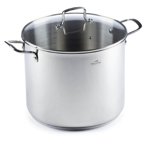 Jekleni lonec Rosmarino Pour&Cook II, s stekleno pokrovko, 13 l, 28 cm x 23 cm, primeren za indukcijo