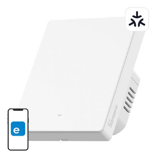 Pametno stensko stikalo Matter M5-1C-80W (1-kanalno, za okvir)