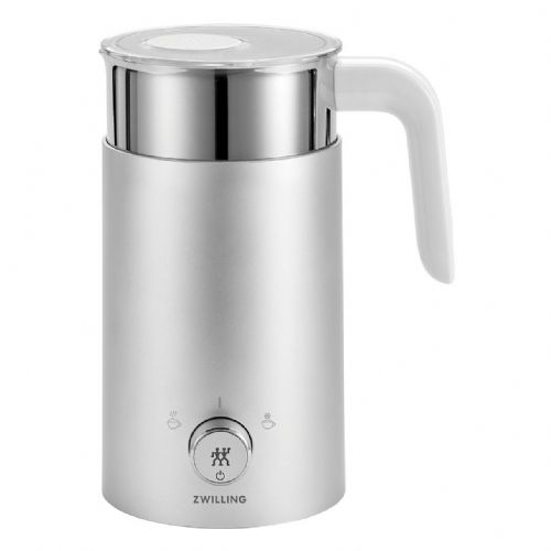 Penilnik mleka Zwilling Enfinigy 400 ml, avtomatski grelnik, 2 funkciji, nerjaveče jeklo, srebrn