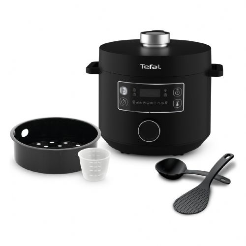 Kuhalnik Tefal Turbo Cuisine večnamenski, 5 l, 1000 W, 10 programov, črn