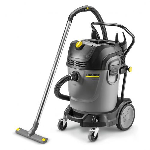 Mokro-suhi sesalnik Kärcher NT 65/2 Tact2, 65 l, 2760 W, dva motorja, samočistilni filter, siva