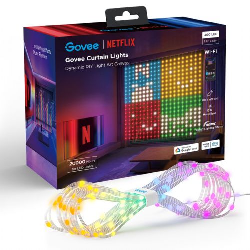 Osvetlitev za zavese Govee Netflix