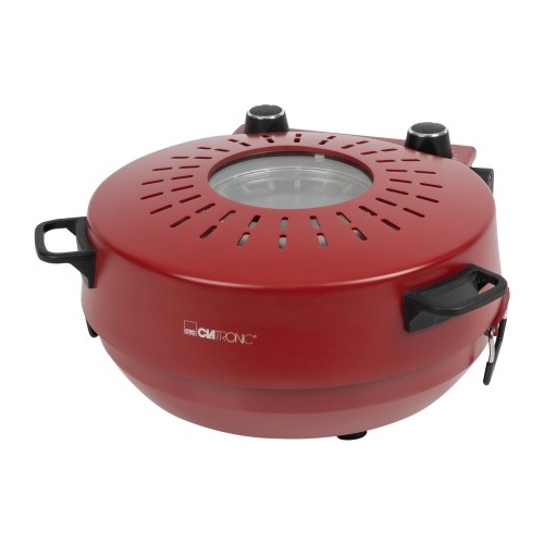 Pekač za pizzo Clatronic PM3787 1500 W, nastavljiva temperatura, premer 30 cm, keramična plošča, indikator delovanja