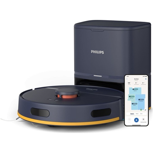 Robotski sesalnik Philips XU2100/15, 2700 Pa, LDS navigacija, 130 min delovanja, mop funkcija, Wi-Fi upravljanje