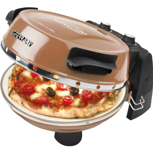 Pizza pekač G3 Ferrari Napoletana, 1200W, za pizzo 31cm, 2 kamna, rjava