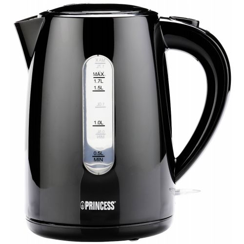 Princess 236017 vodni kuhalnik  črna Prostornina: 1.7 l