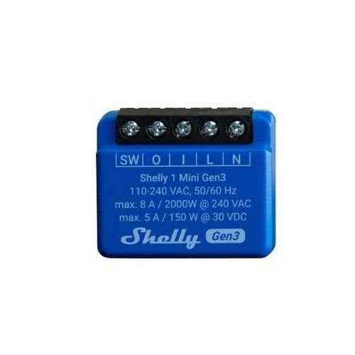 Rele Shelly 1 Mini Gen3 (modro)