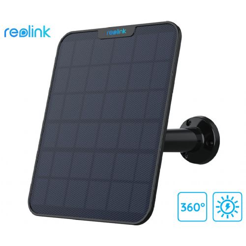 Reolink SOLARNI PANEL 2, 6W, solarno napajanje kamer serije Argus / Go / Duo / TrackMix, 4m kabel, USB Type-C, črn