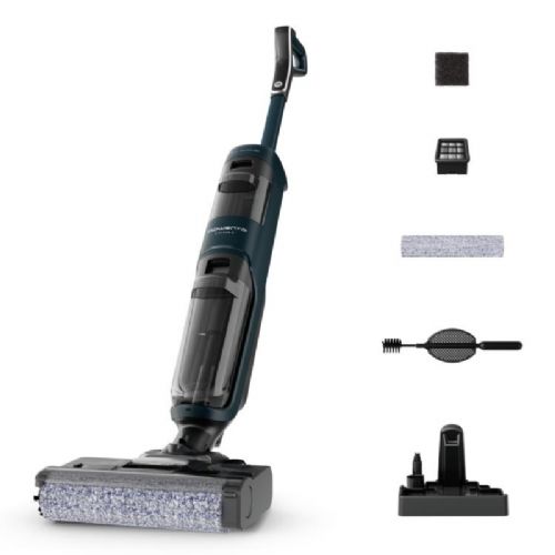 Brezžični pokončni sesalnik Rowenta X-Clean 2 GZ2251E0, mokro in suho čiščenje 2 v 1, 35 min delovanja, samodejno čiščenje