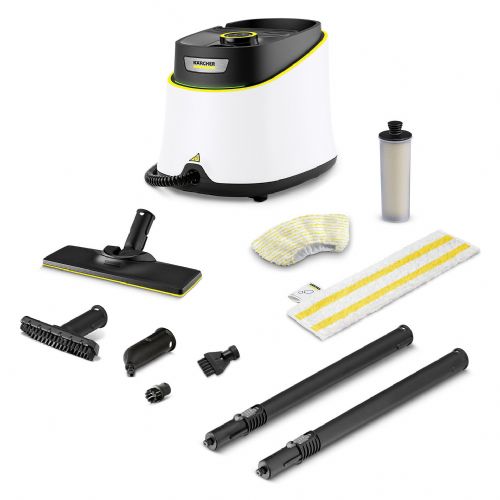 Parni čistilnik Kärcher SC 3 Deluxe EasyFix 1900 W, 1 l, 3,5 bara, segrevanje 30 s, komplet za čiščenje tal