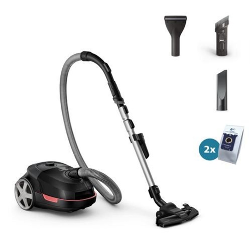 Sesalnik z vrečko Philips xd5123/10, 900 W, filter HEPA, nastavek TriActive, AirflowMax