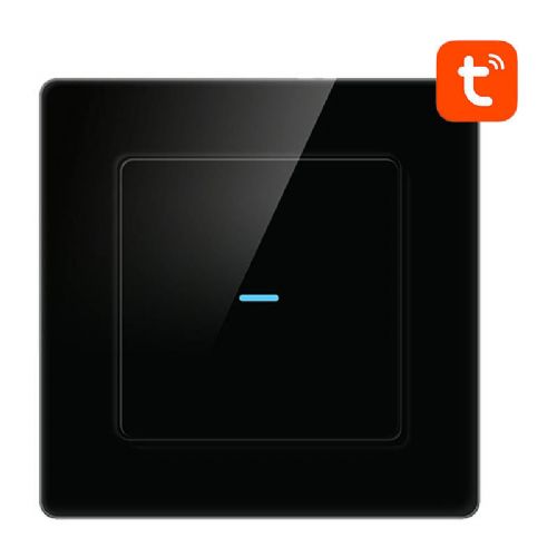 Pametno stikalo za luči WiFi Avatto N-TS10-B1 1 Way TUYA (črno)
