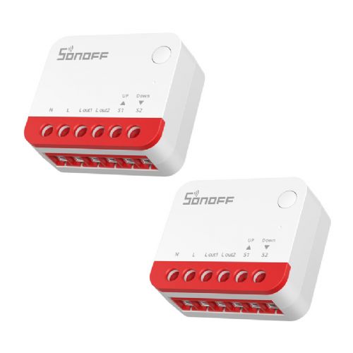 Pametno stikalo za rolete ZigBee Sonoff MINI-ZBRBS (2 kosa)