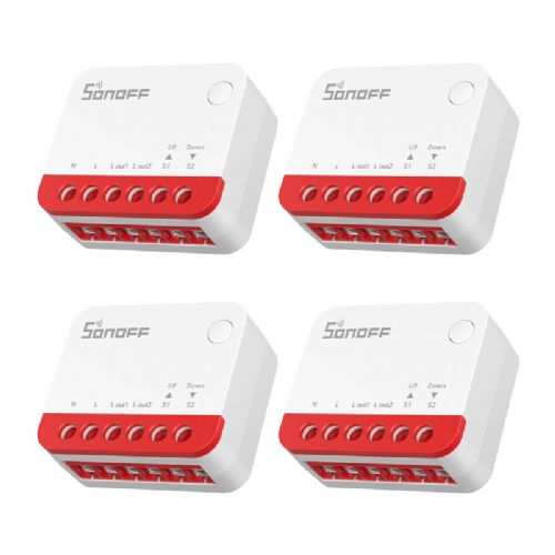 Pametno stikalo za rolete ZigBee Sonoff MINI-ZBRBS (4 kosi)