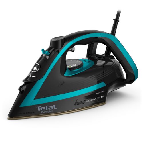 Parni likalnik Tefal Puregliss FV8066E0, 2800 W, 50 g/min, parni udarec 280 g/min, Durilium Airglide plošča