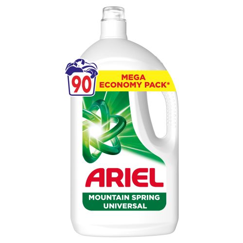 Tekoči detergent Ariel Mount Spring 90 pranj / 4,05 L