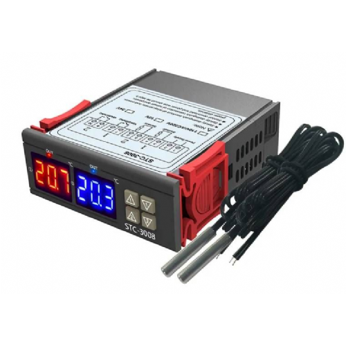 Termostat LCD žični STC-3008
