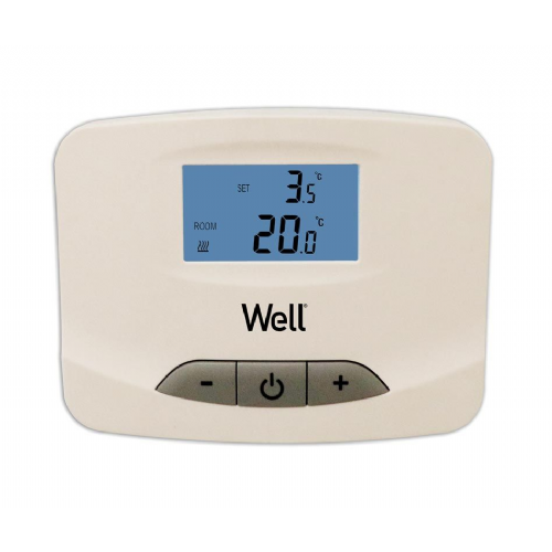 Termostat sobni digitalni, LCD, WELL Thermal