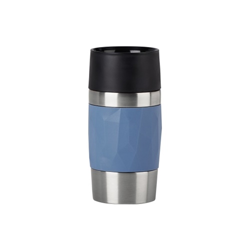 Termovka EMSA Travel Mug Compact, 0,3 L, nerjaveče jeklo/modra