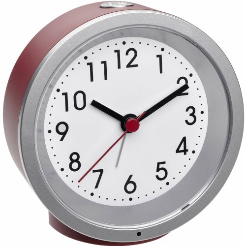 TFA Dostmann  60.1034.05  kvarčna  budilka  rdeča  Časi alarma 1
