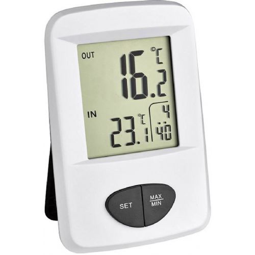 TFA Dostmann Base brezžični termometer bela 30.3061.02