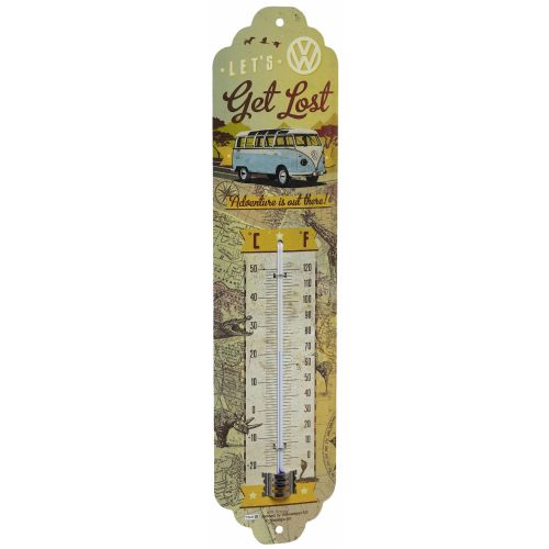 TFA Dostmann NOSTALGIC ART VW Bulli termometer rumena 12.2060.11