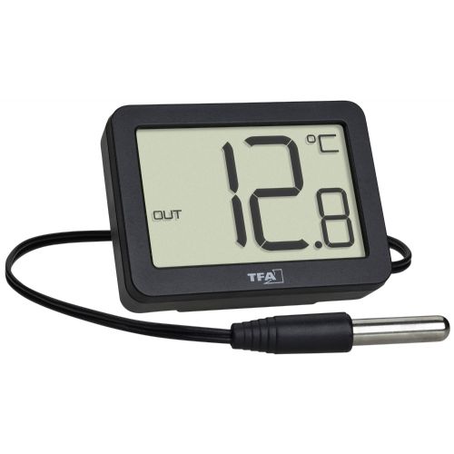 TFA Dostmann  termometer črna 30.1066.01