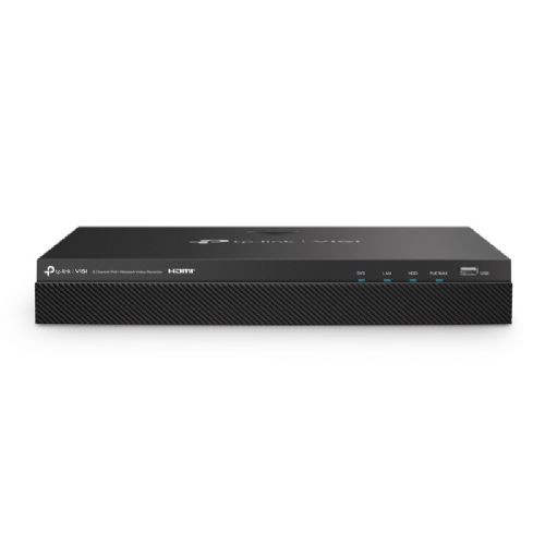 Snemalnik in kompleti TP-Link VIGI NVR2008H-8MP V2 8-kanalni PoE+, 4K izhod, podpora za 2x16TB, napredna analitika