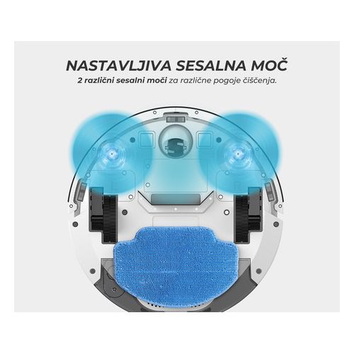 Robotski sesalnik Mamibot ProVac Titan 2, 3 v 1, hibrid (sesanje ...