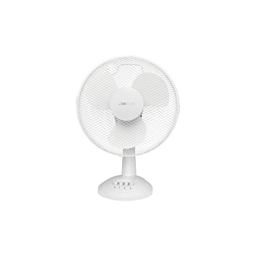 Ventilator Clatronic VL3602, oscilirajoč, 3 hitrosti, Ø 30 cm, kovinska zaščitna mreža, nastavljiv kot nagiba
