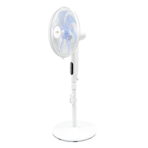 Ventilator samostoječi FIRST FA-5553-6-WI, 60W, 35/40cm, LED, daljinec, bel