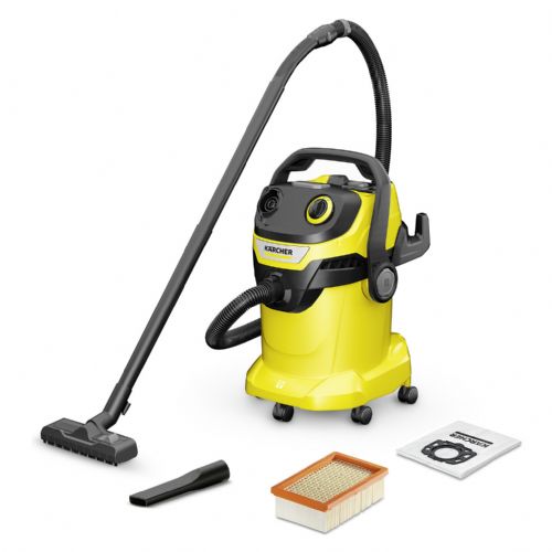 Mokro-suhi sesalnik Kärcher WD 5 V-25/5/22, 1100 W, 25 l, flis filter, funkcija pihanja, patentirana odstranitev filtra