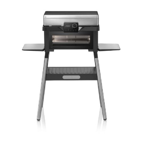 Električni žar WMF Profi Plus Urban Master Grill 3200001370, 3000 W, litoželezne plošče, integrirana pečica, LED upravljanje, črne barve