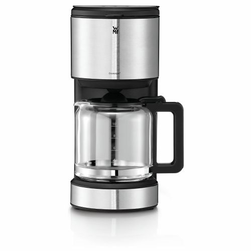 Kavni aparat WMF Stelio Aroma 10 skodelic, grelna plošča, vodni filter, snemljiv rezervoar, 1000 W, črna/nerjaveče jeklo
