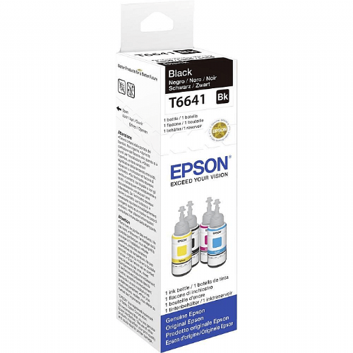 Črno črnilo Epson T6641 za L1xx/2xx/382 70ml 4.000p