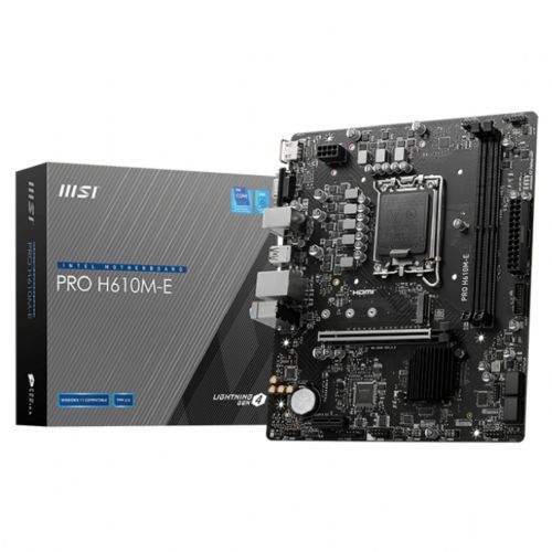 Osnovna plošča PRO H610M-E (H610.S1700.mATX.DDR5)