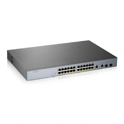 24+2P ZyXEL GS1350 RM M POE+