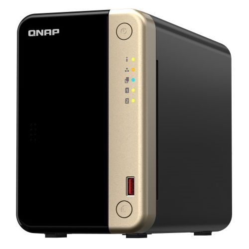 NAS sistem Qnap TS-264-8G Intel Celeron štirijedrni, 8 GB RAM, 2x 2,5GbE, M.2 PCIe, 4K HDMI