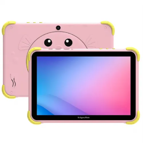Mobilna otroška tablica Kruger FUN 1008, 5 MP, 4G LTE, SIM, 64 GB, Android 13, BT, roza